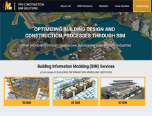 Tablet Screenshot of bim4dservices.com